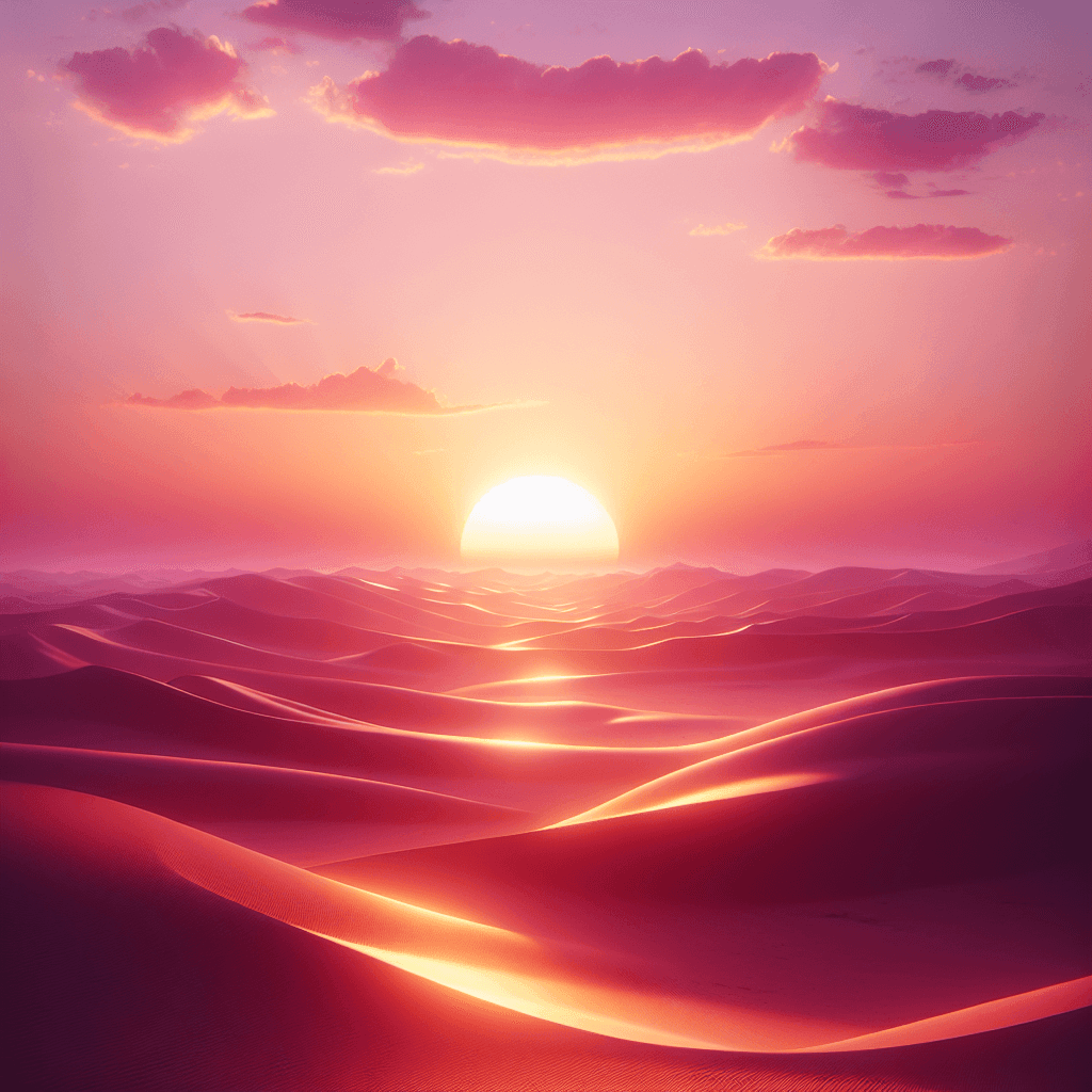 Desert Sunset Serenade DIY Paint By Numbers