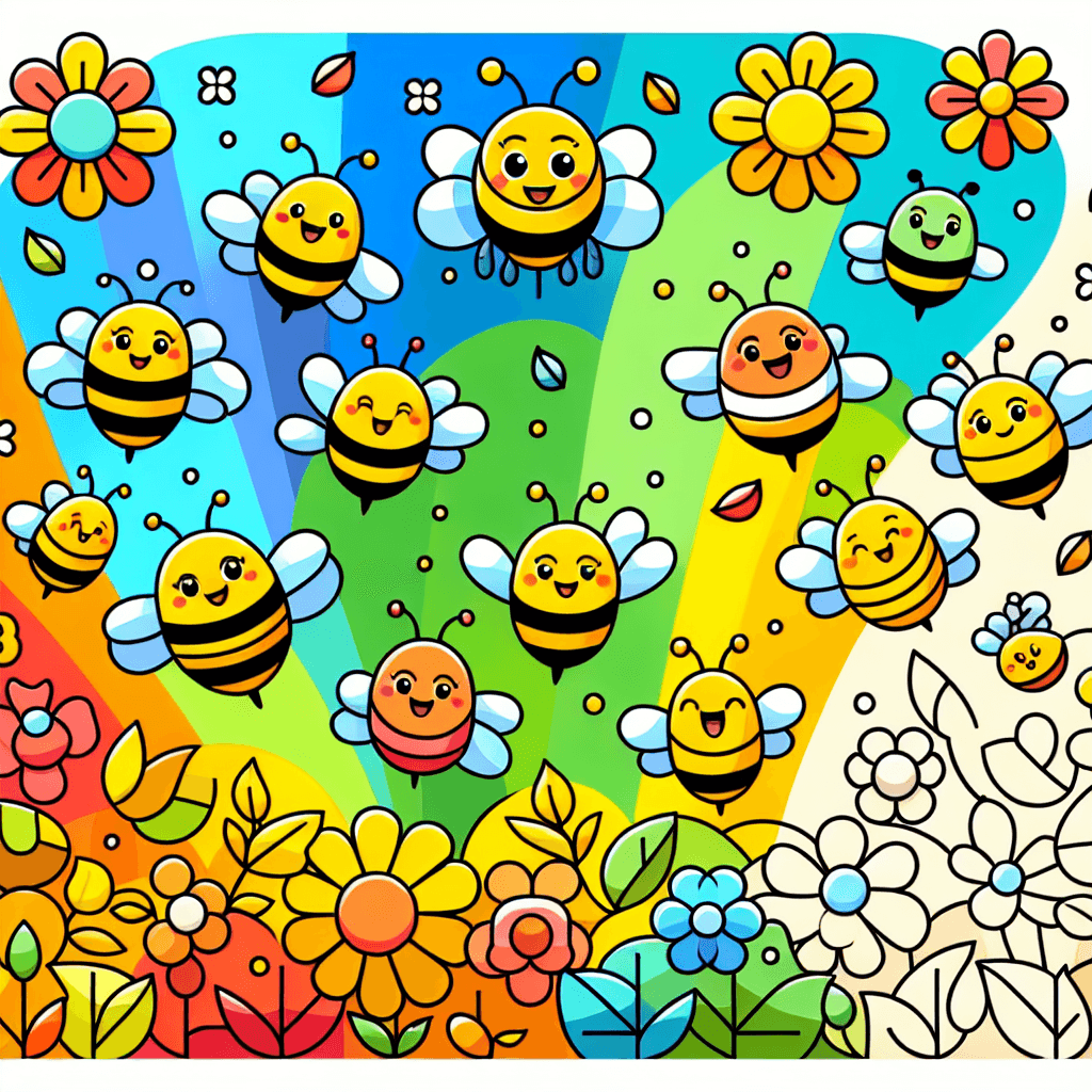 Busy Bee Bonanza Paint By Number