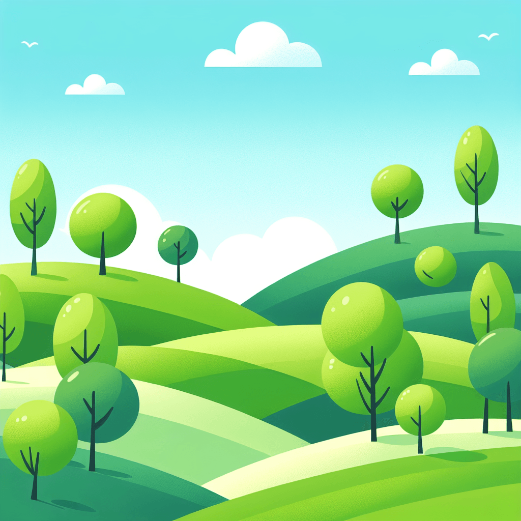 Rolling Hills Paint By Number