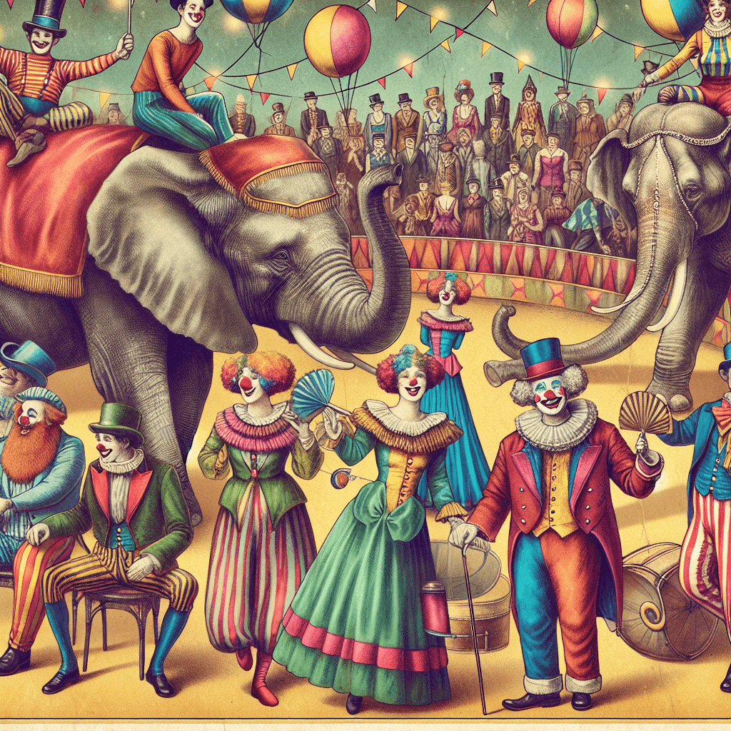 Vintage Circus Memories Paint By Numbers Kits
