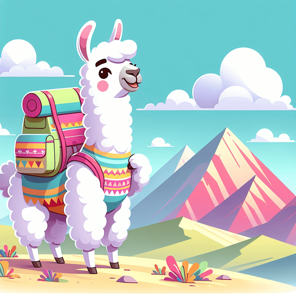 Adventure-Loving Llama Paint By Numbers Kits