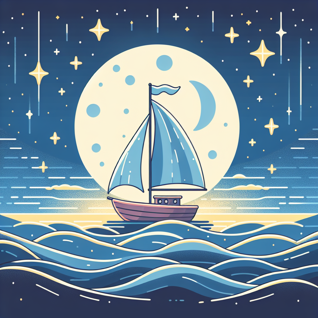 Moonlit Mariner's Tale Painting Number Kit