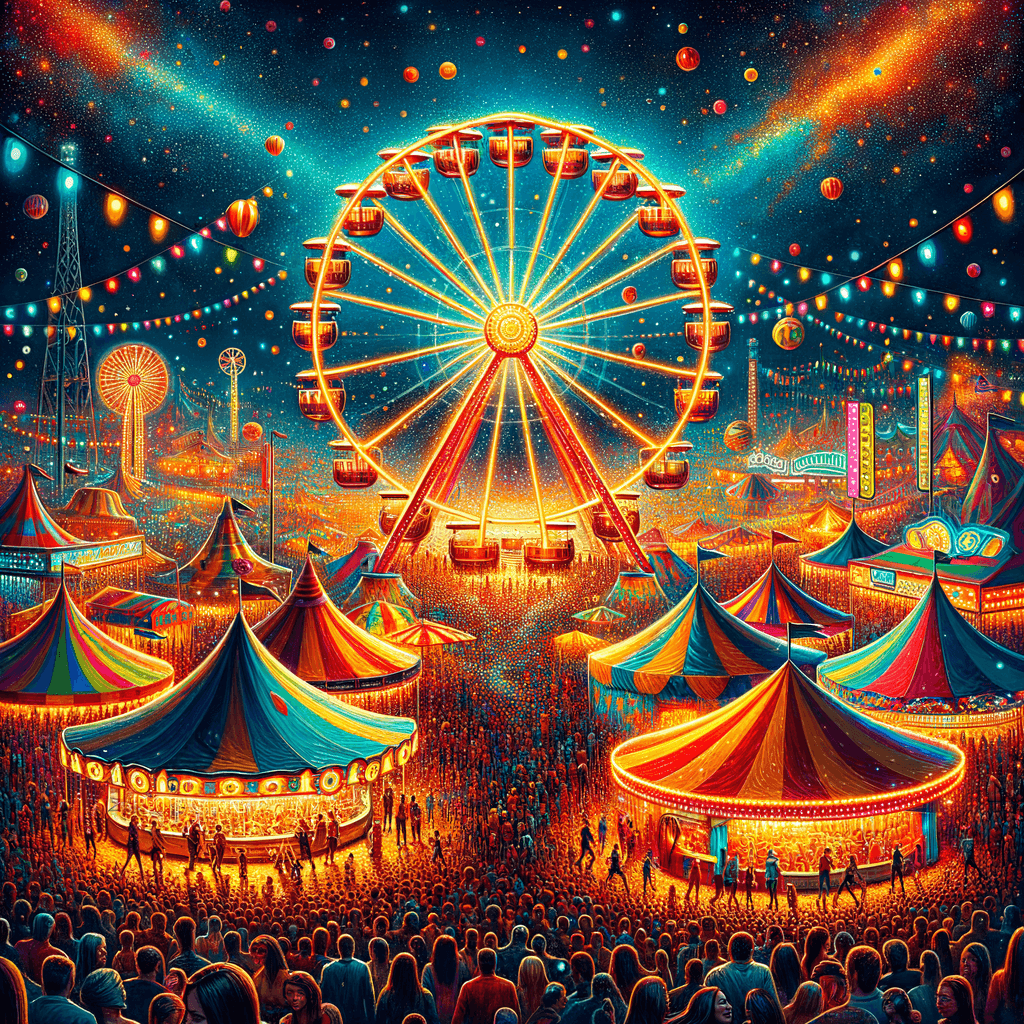 Whimsical Carnival Delight Paint By Numbers Kits