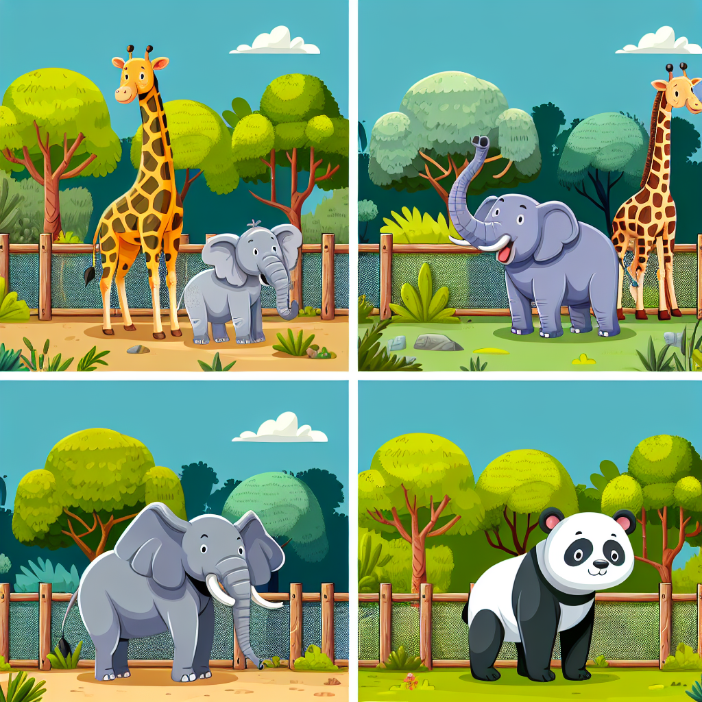 Zoo Animals Extravaganza Number Painting