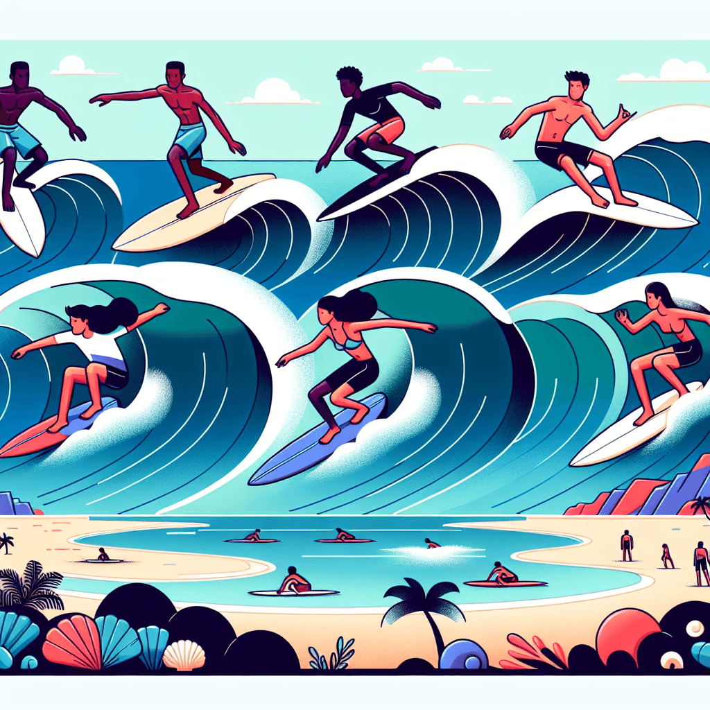 Ocean Surfing Safari Paint By Number