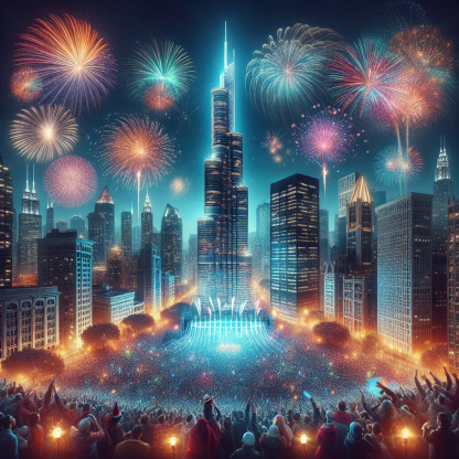 Taipei 101 New Year’s Eve Fireworks - Taipei Paint By Numbers Kits