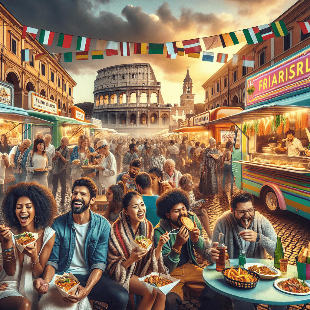 International Festival Of Street Food - Rome, Italy Number Painting