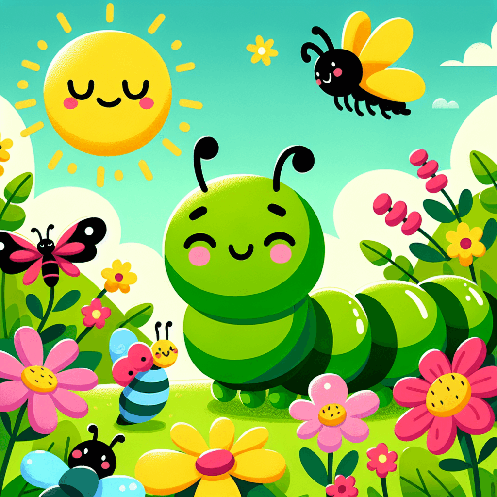 Charming Caterpillar Caper Paint By Color