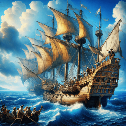 Historic Maritime Expedition DIY Paint By Numbers