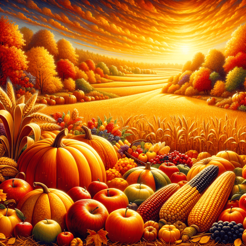 Harvest Celebration Numbered Painting Kits