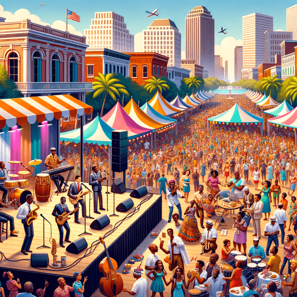 Jazz & Heritage Festival - USA Paint By Number