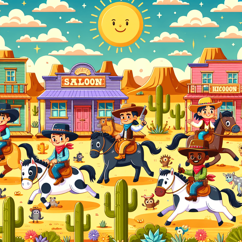 Incredible Wild West Showdown Paint By Numbers Kits