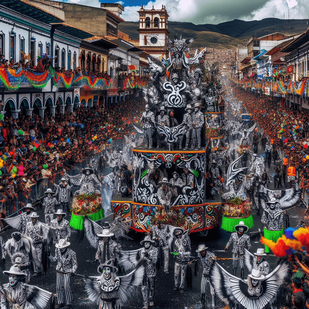 Carnaval De Negros Y Blancos - Colombia Painting Number Kit