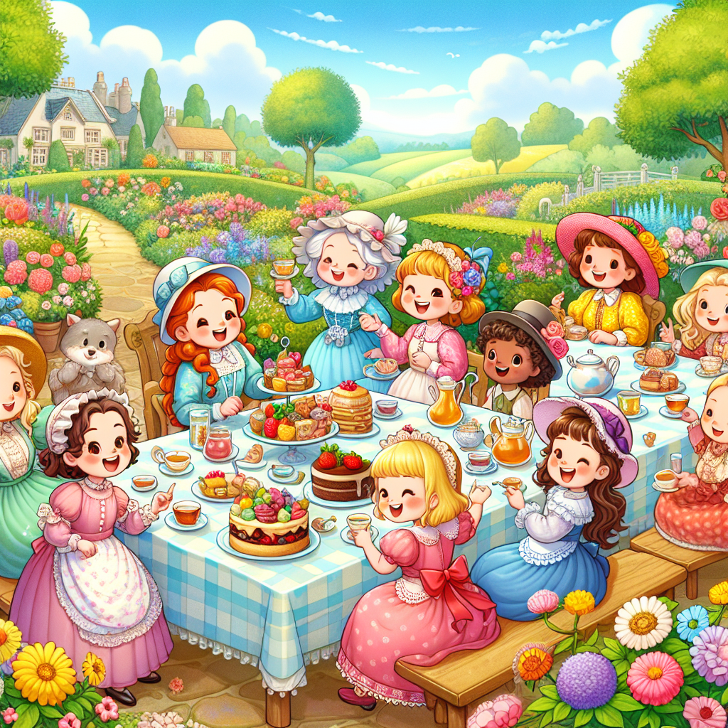 Magical Tea Party Numbered Painting Kits
