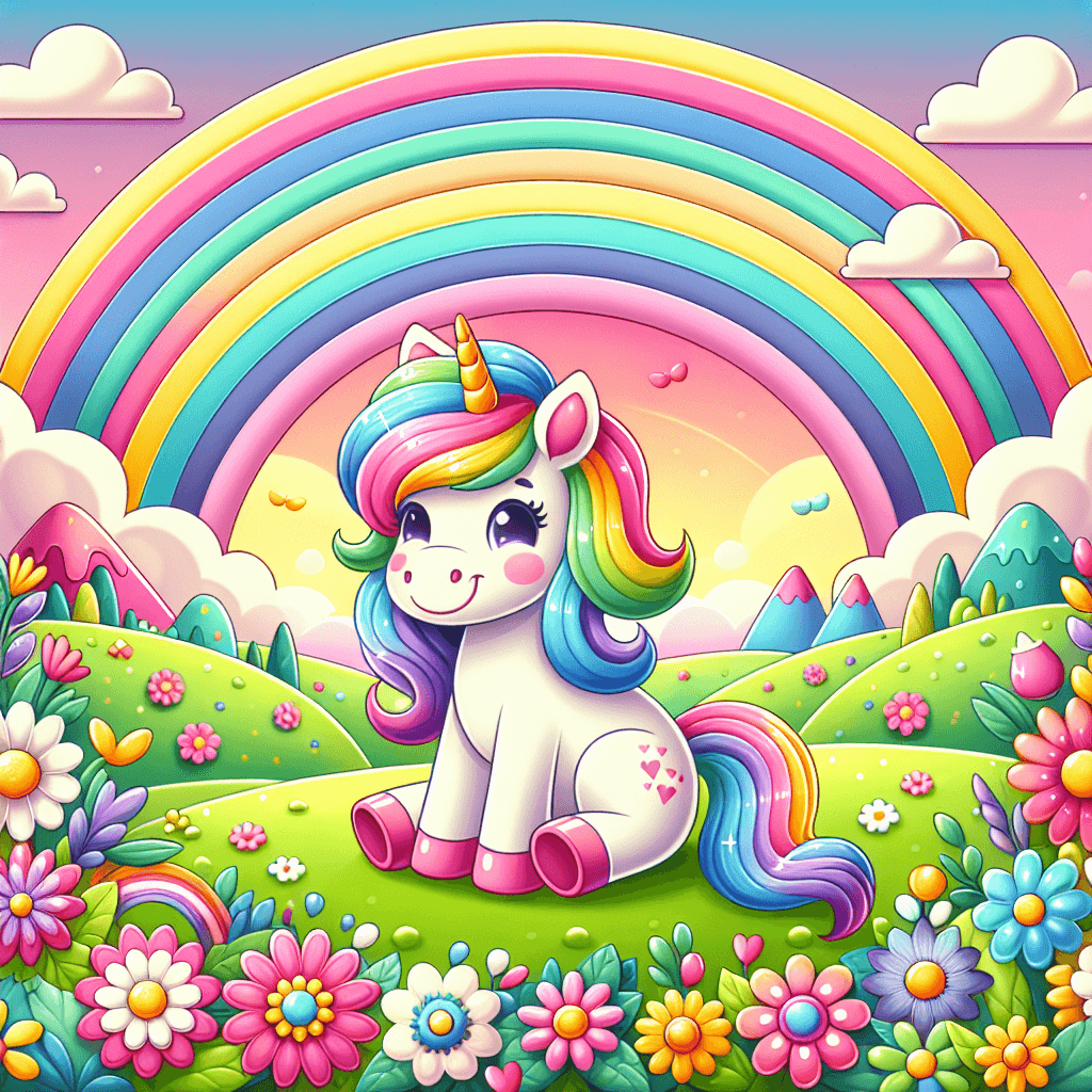Unicorn Fantasy Land Paint By Number