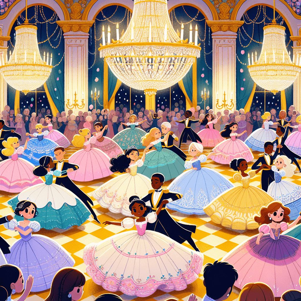 Royal Princess Ball Painting By Numbers Kit
