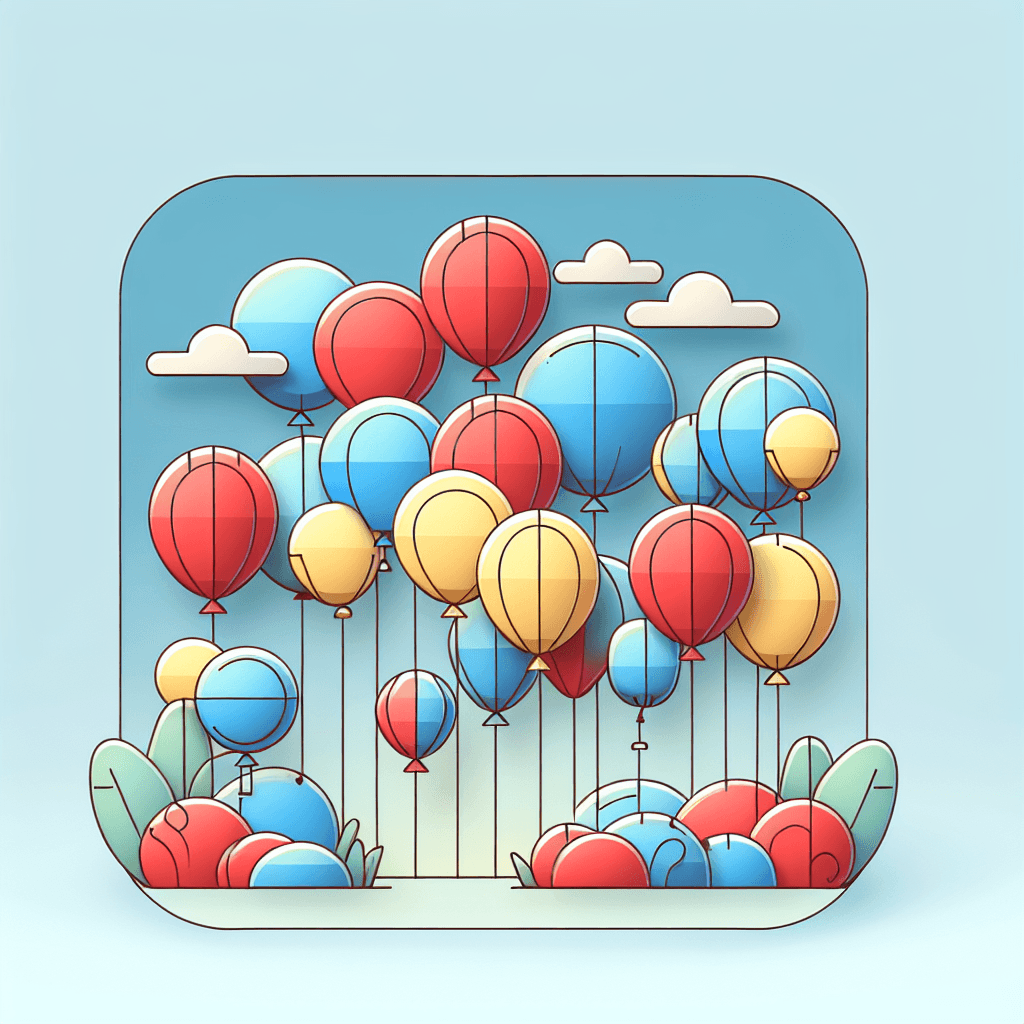 Bouncy Balloon Bonanza Number Painting