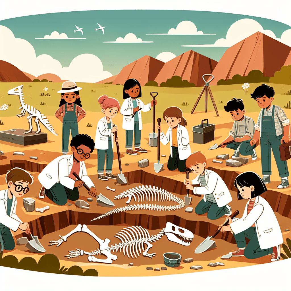 Dinosaur Dig Discovery Painting Number Kit
