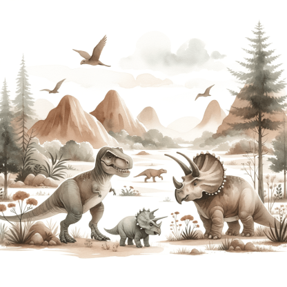 Dinosaur Dreams Numbered Painting Kits