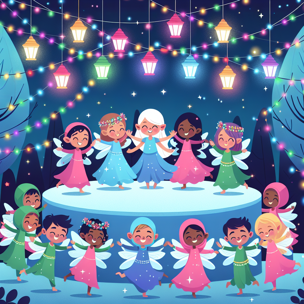 Fairy Light Festival Paint By Numbers