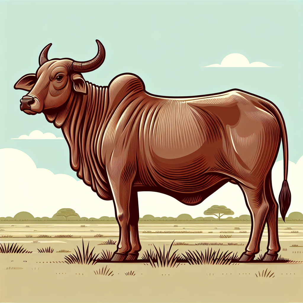 Zippy Zebu Paint By Numbers Art