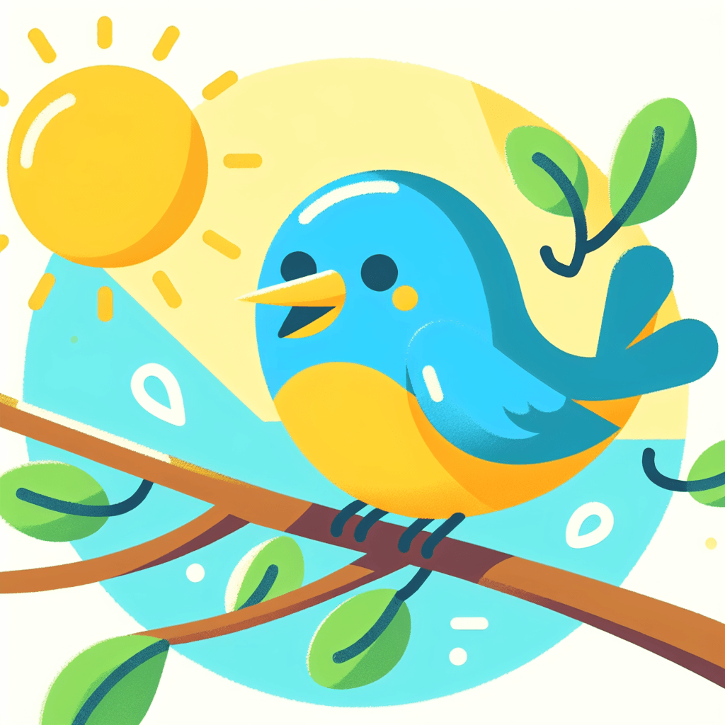 Bouncing Bluebird Paint By Numbers Art