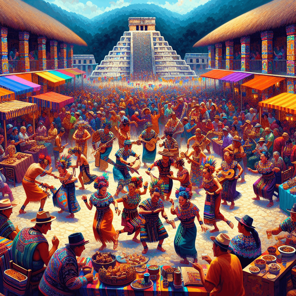 Festival Internacional De La Cultura Maya - Mexico Paint By Color