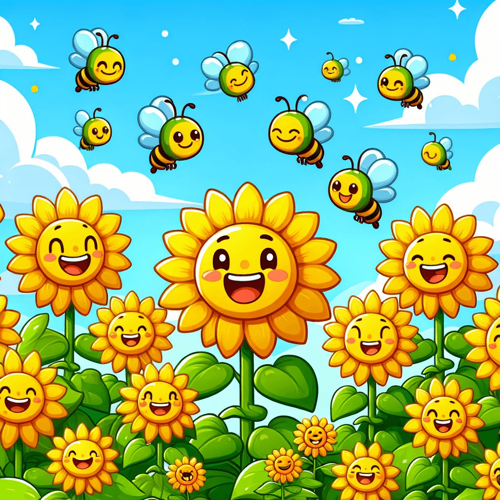 Cheerful Sunflower Festival Painting By Numbers Kit