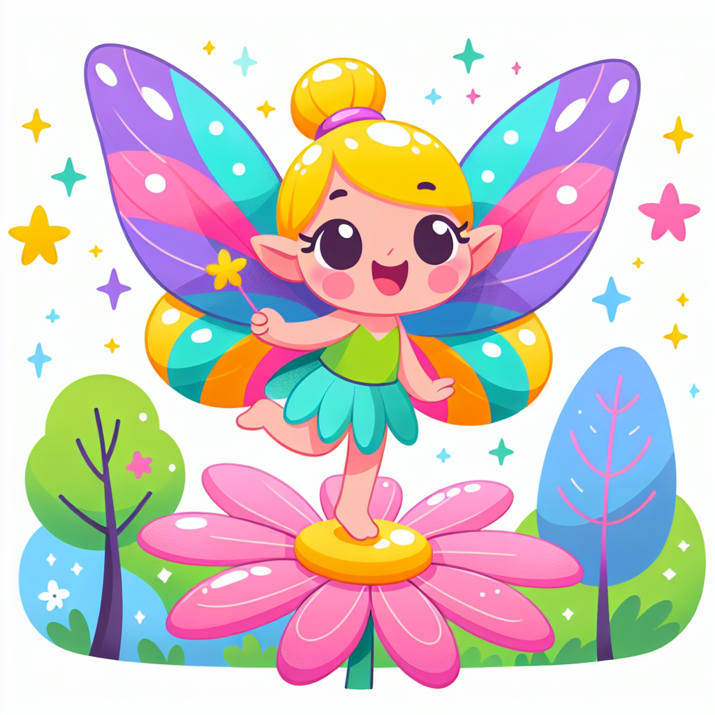 Happy Fairy Paint By Color
