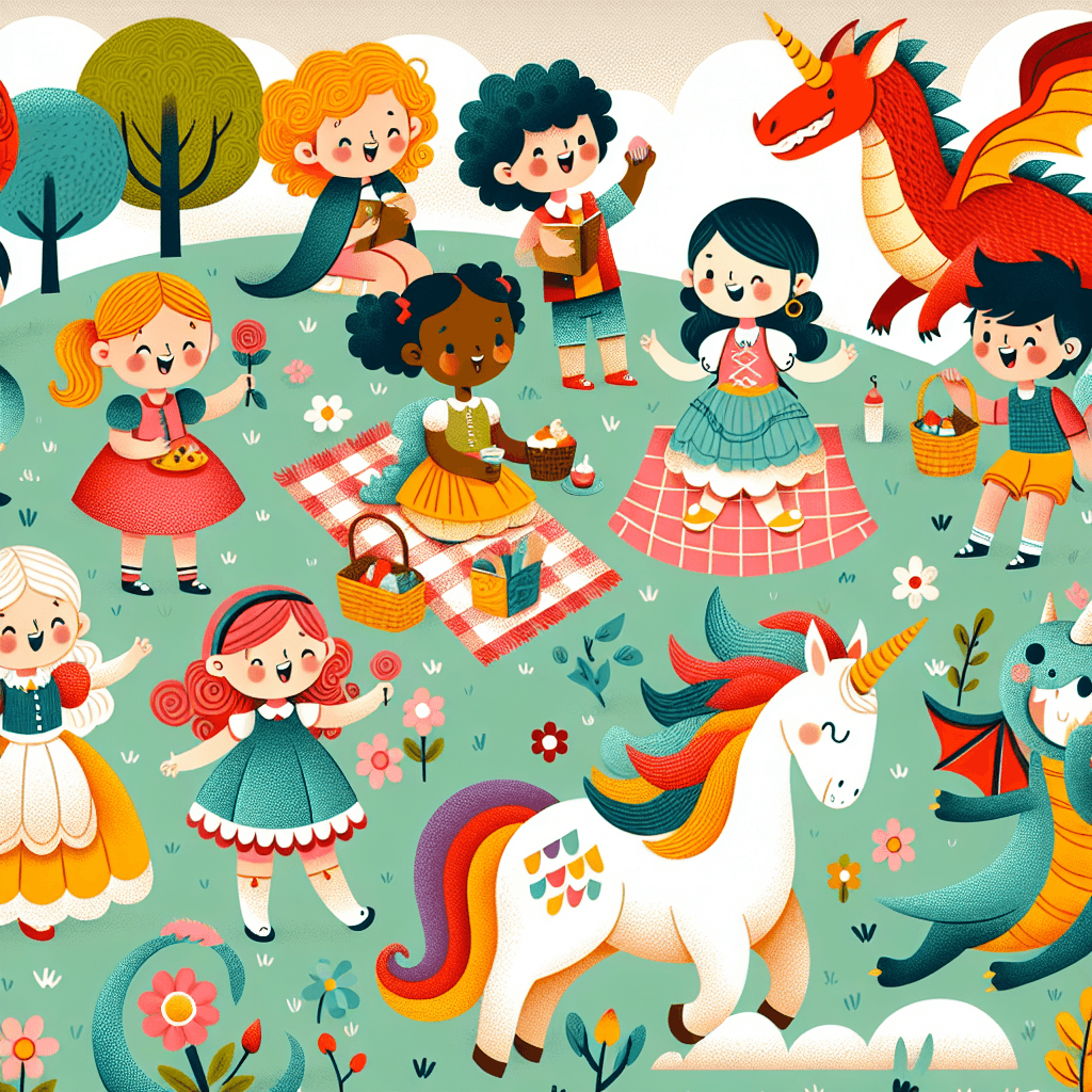 Fantasy Friendship Land Paint By Color