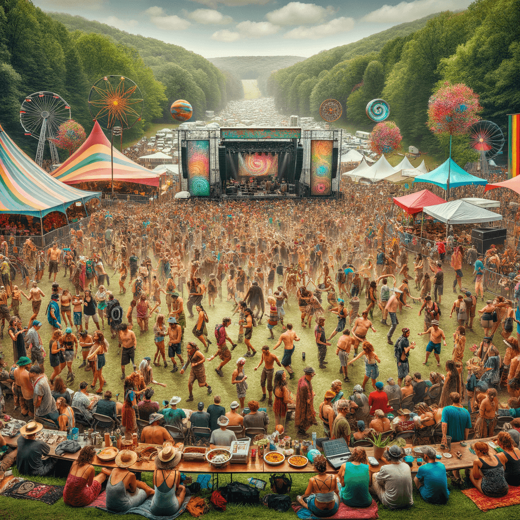 Rothbury Music Festival Paint By Numbers Kits