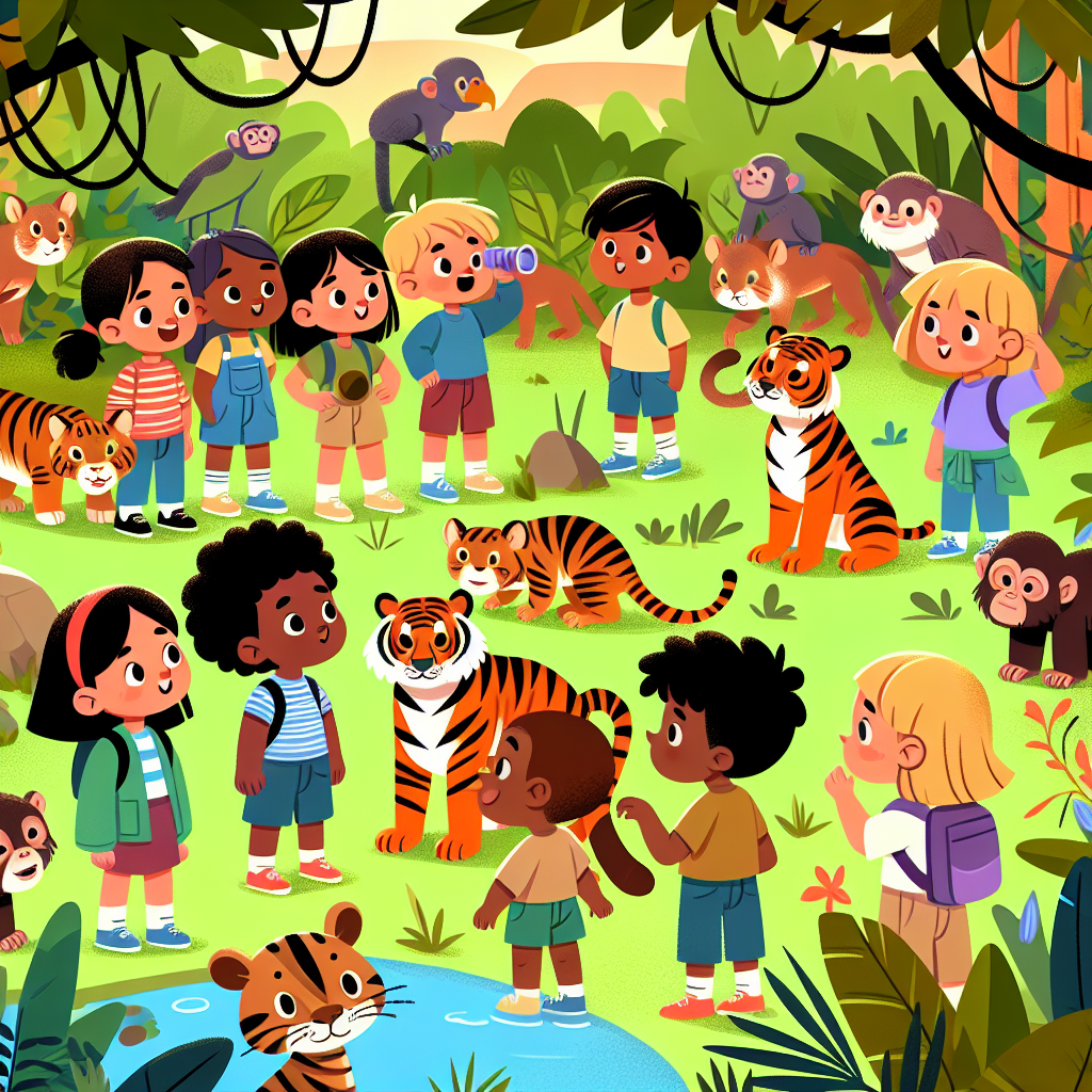 Adventure Jungle Safari Painting Number Kit