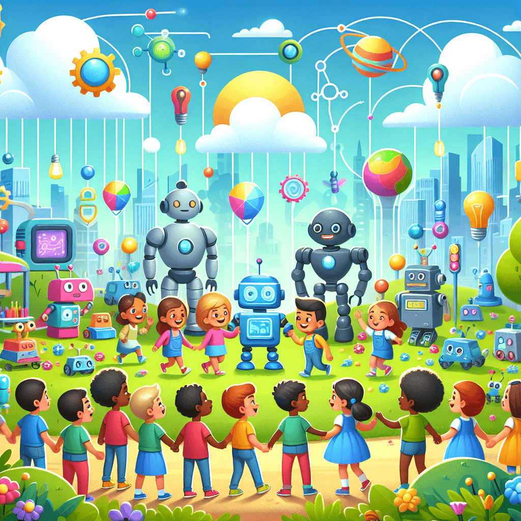 Adventures With Robot Friends Paint By Numbers Art