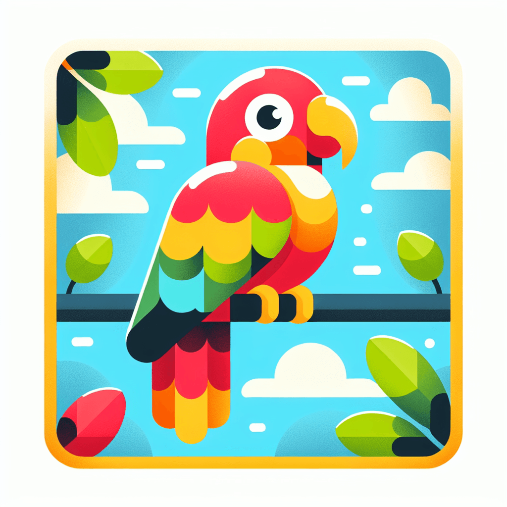 Vibrant Parrot Numbered Painting Kits