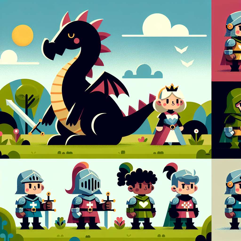 Medieval Dragon Legends Paint By Color