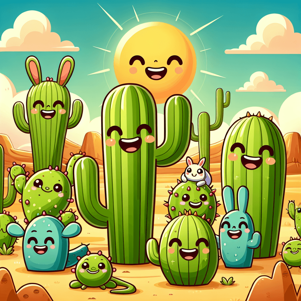 Charming Cacti Painting By Numbers Kit