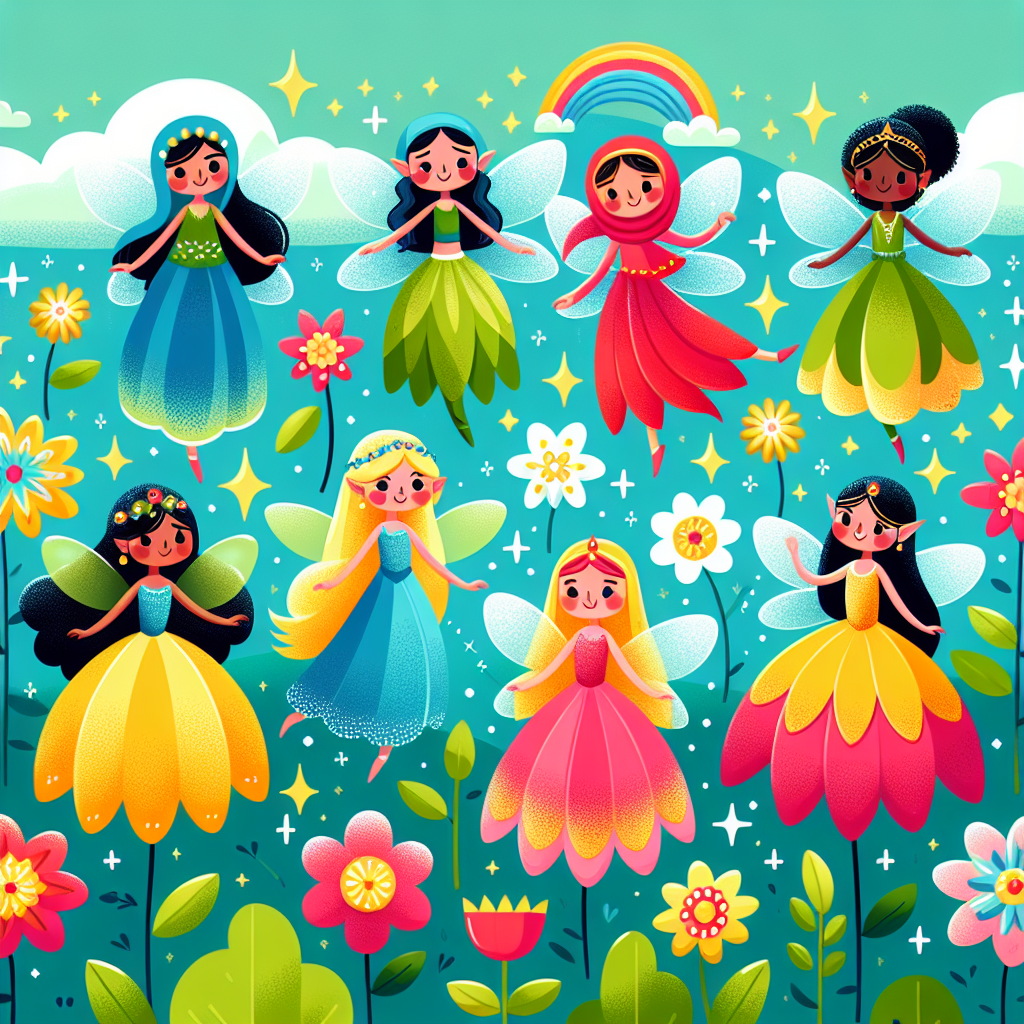 Adventures Of The Fairies DIY Paint By Numbers