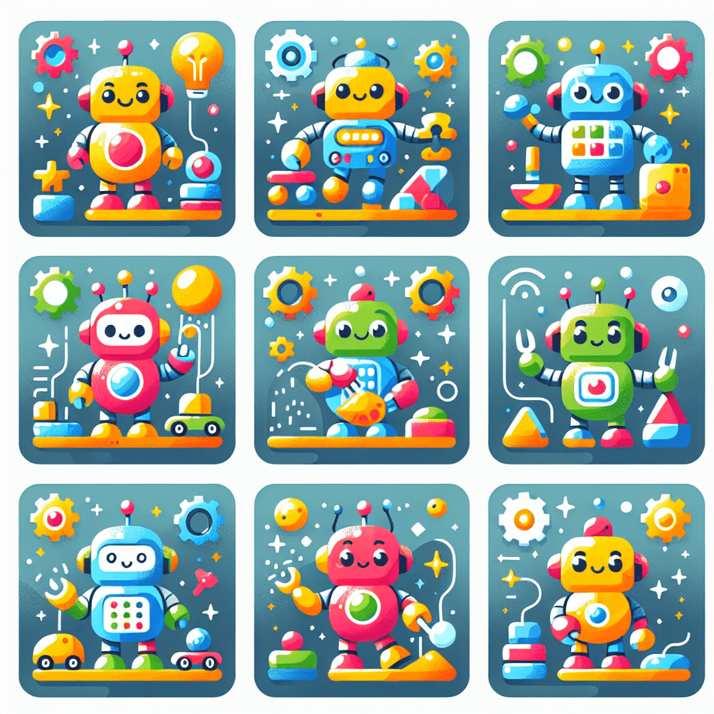 The Great Robot Adventure Painting By Numbers Kit