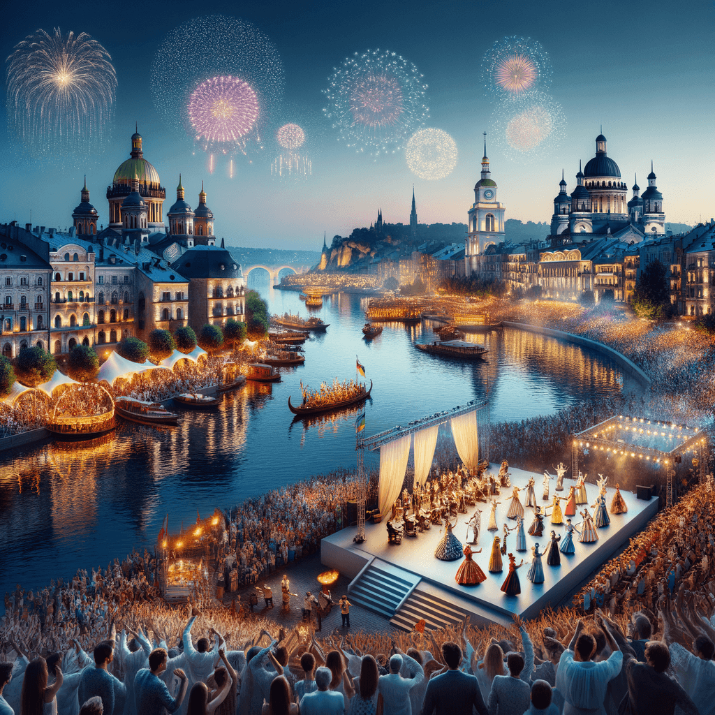 The White Nights Festival - St. Petersburg Paint By Numbers Art