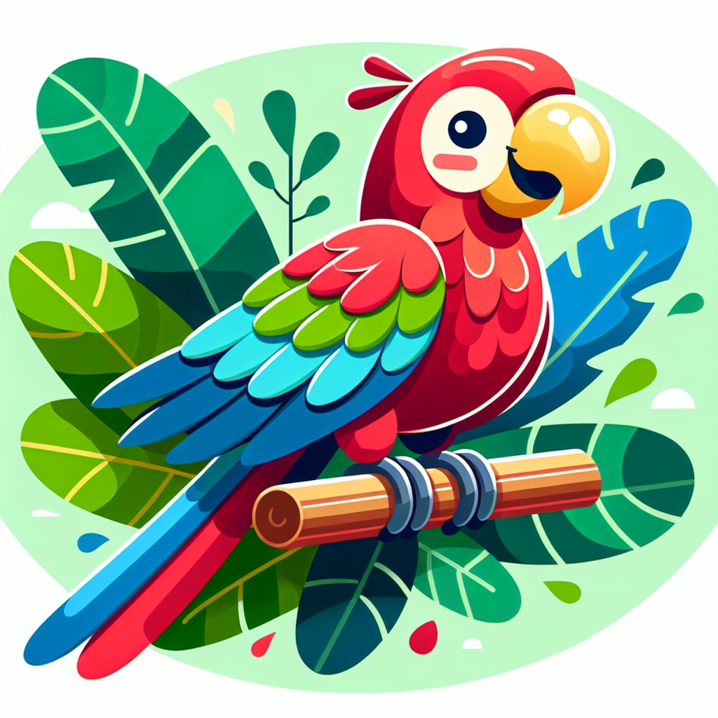 Sunny Days With A Parrot Paint By Color