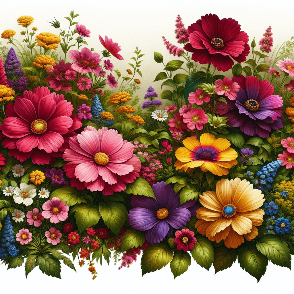 Charming Floral Delight DIY Paint By Numbers