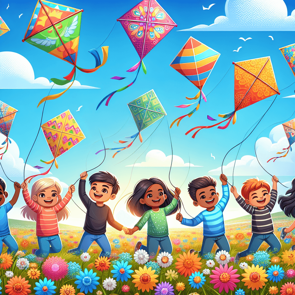 Festival Of Kites Paint By Numbers Art