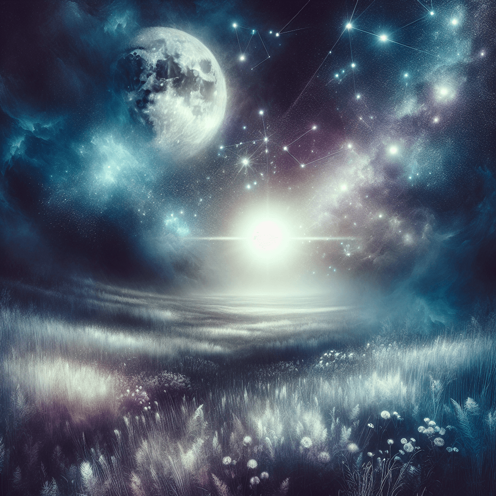 Mystical Moonlit Meadow Paint By Numbers