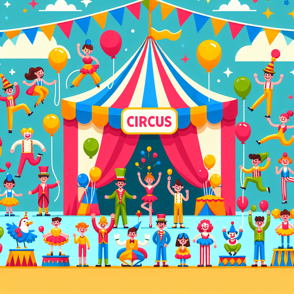 Circus Of Wonders Paint By Number