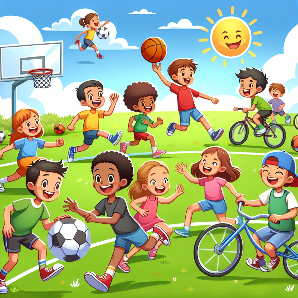 Outdoor Sports Extravaganza Paint By Number