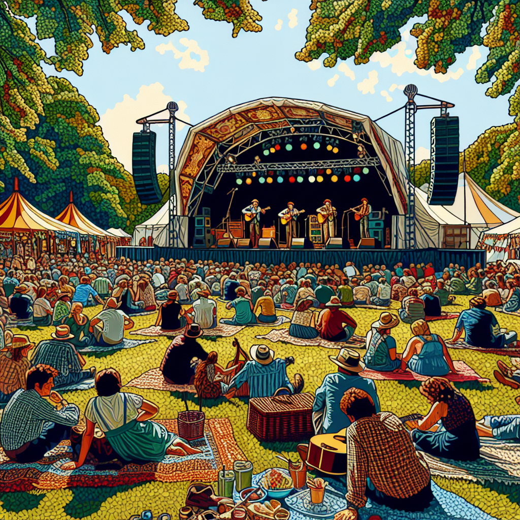 Folk Music Festival Paint By Numbers