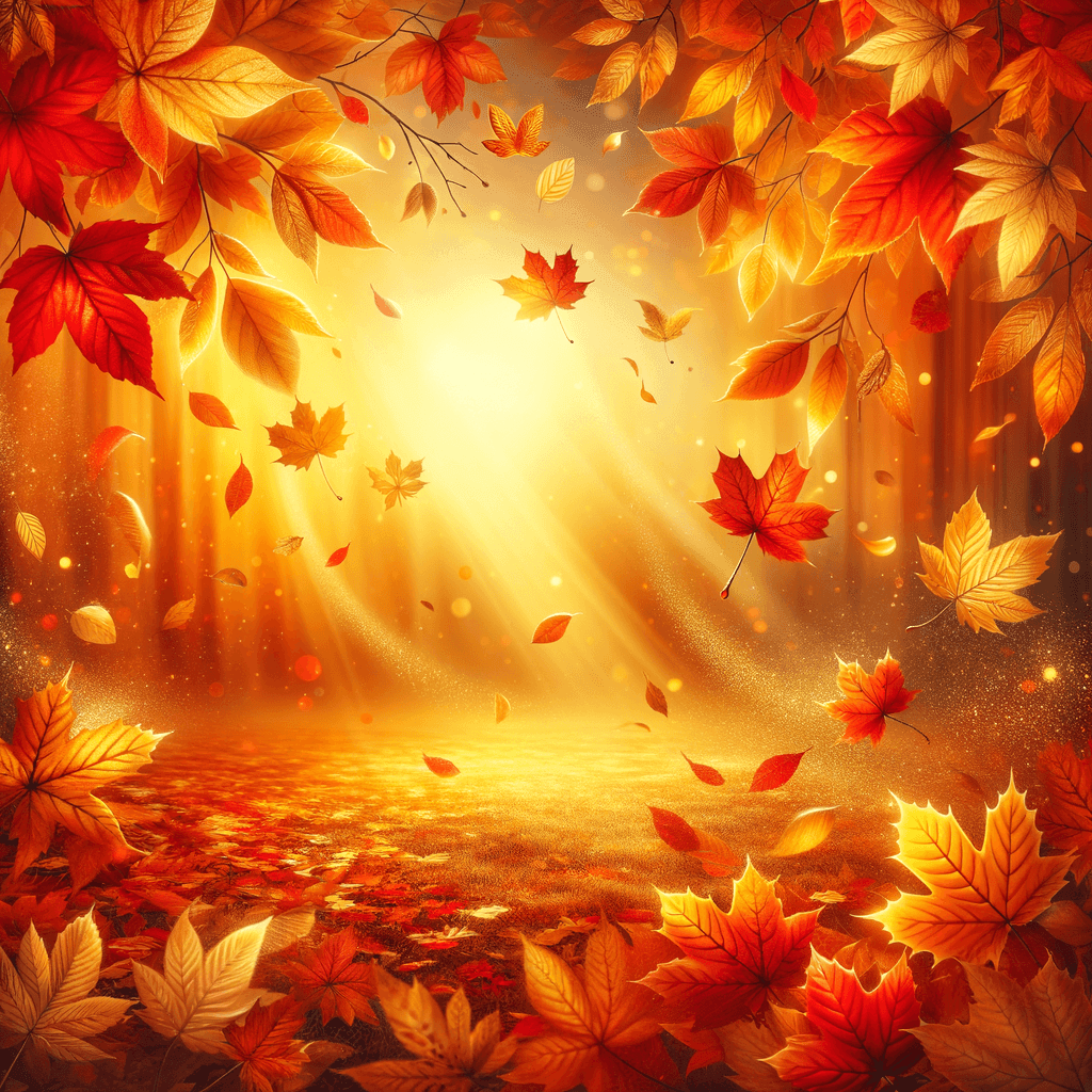 Glistening Autumn Leaves Paint By Numbers Art