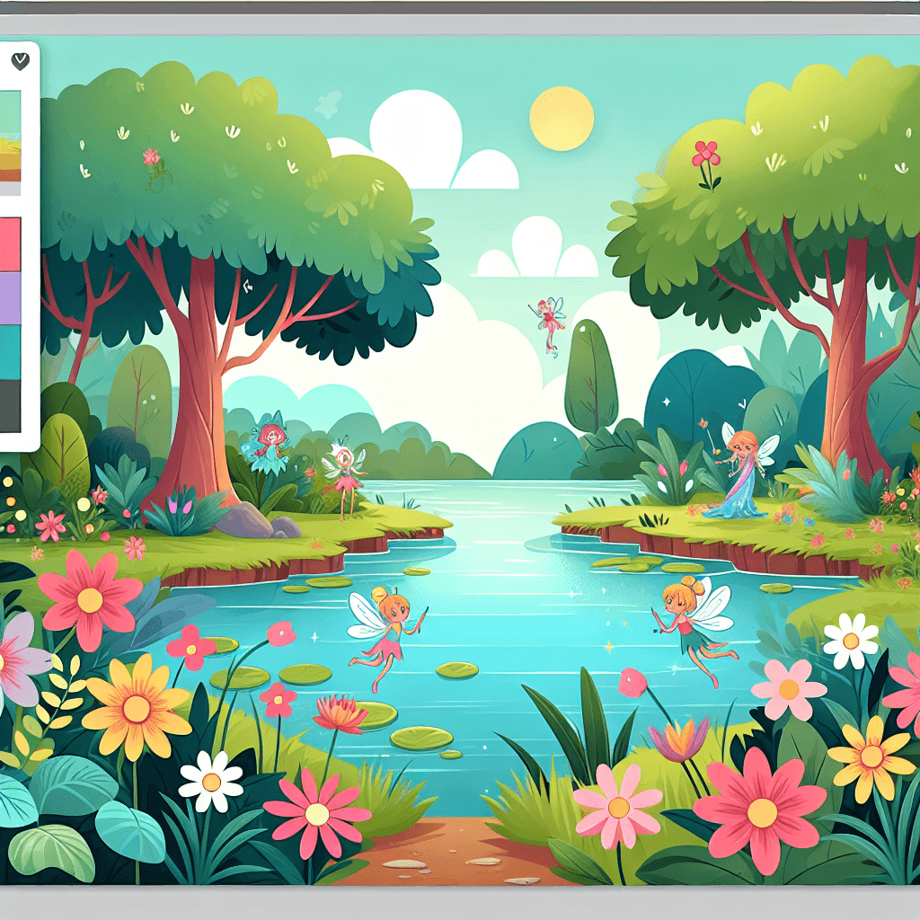 The Enchanted Riverbank Paint By Numbers