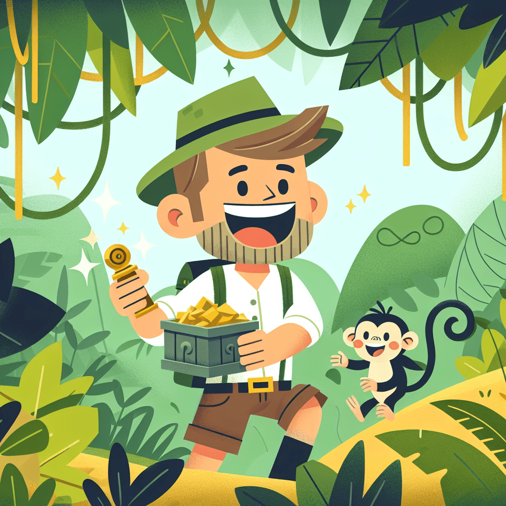 Jungle Treasure Hunt Paint By Numbers Art