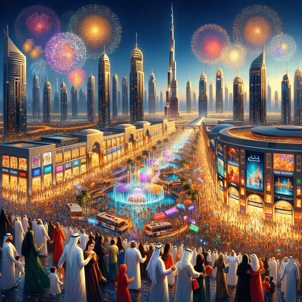Dubai Shopping Festival - Dubai Paint By Numbers